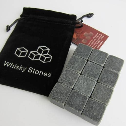 Lot De 6 Pierres à Whisky En Quartz Réutilisables - Glaçons Pour Boissons, 2 Cm, Rose
